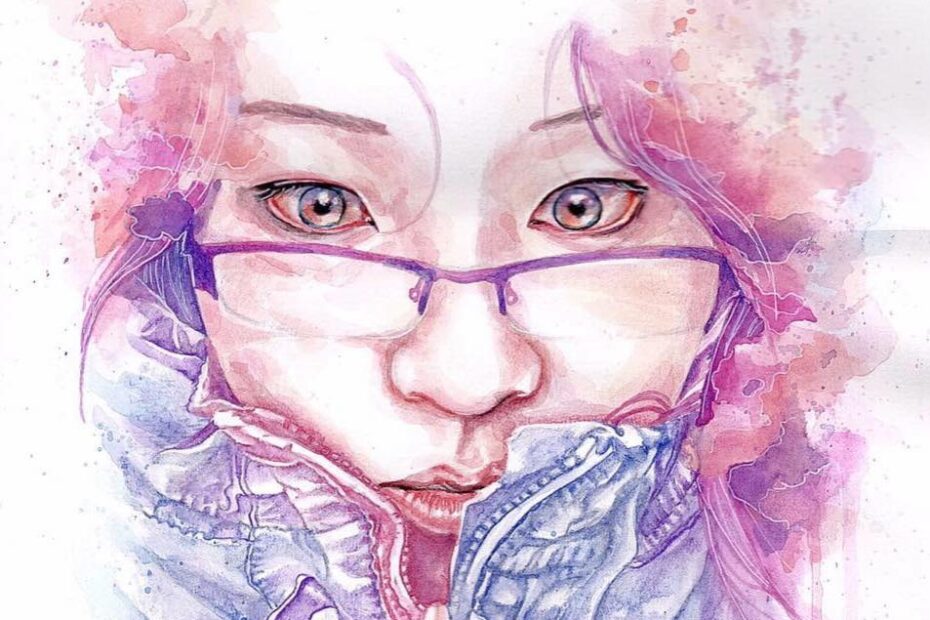 watercolor portrait of el santos done by kyle fortu-legaspi